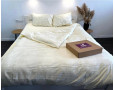 Постельное белье LARA d13176р beige сатин-страйп LUX полуторное