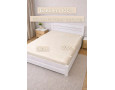 Простынь на резинке LARA сатин LUX dp13259 BEIGE 160х200+25 см