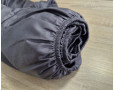 Простынь на резинке LARA сатин LUX dp13255 GREY 160х200+25 см