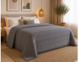 Турецкое вафельное покрывало First Choice Sole 220×240 см Anthracite