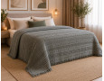 Турецкое вафельное покрывало First Choice Sole 220×240 см Green