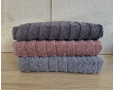 Набір турецьких махрових рушників Cestepe MicroCotton Premium 3 штуки 70x140 Ucgen 2 600 г/м2