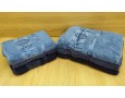 Набор турецких бамбуковых махровых полотенец Zeron 50х90 - 3шт+70х140 - 3 шт Agac Bamboo синий