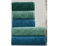Набор махровых турецких полотенец Zeron 50х90 3 штуки + 70х140 3 штуки Microcotton Kilim Desen