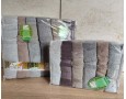 Набор турецких махровых полотенец Cestepe 50х90 6 штук + 70х140 6 штук Bamboo Aymira