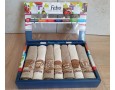 Набор полотенец кухонных Febo 7 штук 40х60 вафельные с вышивкой 7 days Cafe
