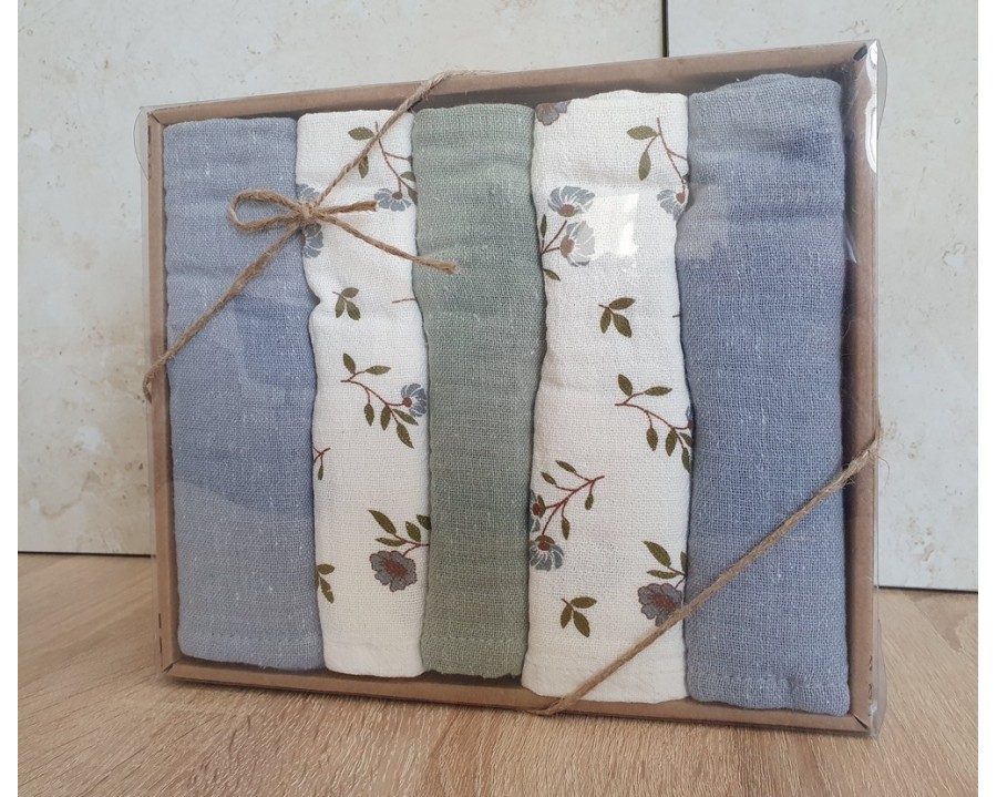 Набор полотенец кухонных Nilteks 5 штук 40x60 Tencel natural