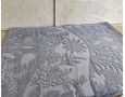 Простынь махровая жаккардовая Parisa Home Premium 150х200 плотность 470 г/м2 темно-серая