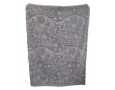 Простынь махровая жаккардовая Parisa Home Premium 150х200 плотность 470 г/м2 темно-серая