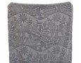 Простынь махровая жаккардовая Parisa Home Premium 150х200 плотность 470 г/м2 темно-серая