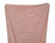 Простынь махровая жаккардовая Parisa Home Premium 150х200 плотность 470 г/м2 персиковая