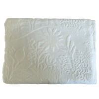Простирадло махрове жакардове Parisa Home Premium 150х200 щільність 470 г/м2 кремове