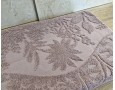 Простынь махровая жаккардовая Parisa Home Premium 150х200 плотность 470 г/м2 лиловая