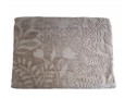 Простынь махровая жаккардовая Parisa Home Premium 200х220 плотность 470 г/м2 бежевая