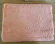 Простынь махровая жаккардовая Parisa Home Premium 150х200 плотность 470 г/м2 персиковая