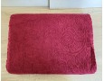 Простирадло махрове жакардове Parisa Home 200х220 щільність 400 г/м2 бордо