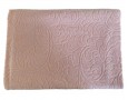 Простынь махровая жаккардовая Parisa Home 150х200 плотность 400 г/м2 персиковая