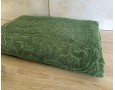Простынь махровая жаккардовая Parisa Home 200х220 плотность 400 г/м2 зеленая