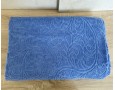 Простирадло махрове жакардове Parisa Home 200х220 щільність 400 г/м2 синє