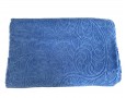 Простирадло махрове жакардове Parisa Home 200х220 щільність 400 г/м2 синє