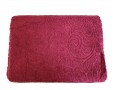 Простирадло махрове жакардове Parisa Home 200х220 щільність 400 г/м2 бордо