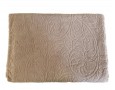 Простирадло махрове жакардове Parisa Home 150х200 щільність 400 г/м2 пудра