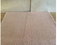 Простирадло махрове жакардове Parisa Home 150х200 щільність 400 г/м2 пудра