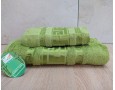 Набор турецких бамбуковых махровых полотенец Cestepe 50х90+70х140 ОПТ в ассортименте