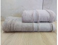 Набор турецких бамбуковых махровых полотенец Cestepe 50х90+70х140 ОПТ в ассортименте