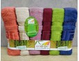 Набор бамбуковых махровых турецких полотенец Cestepe 6 штук Bamboo 50х90 в ассортименте ОПТ