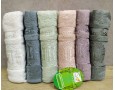 Набор бамбуковых махровых турецких полотенец Cestepe 6 штук Bamboo 50х90 в ассортименте ОПТ
