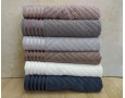 Набор турецких махровых полотенец 70х140 Gulcan 6 шт Jacquard Cotton Lux Yeni Cizgili