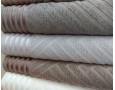 Набор турецких махровых полотенец 70х140 Gulcan 6 шт Jacquard Cotton Lux Yeni Cizgili