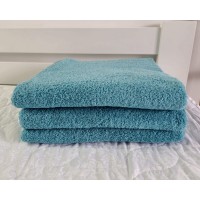 Рушник турецький махровий однотонний Zeron 50х90 Turkuaz 480 г/м2