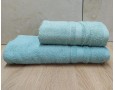 Набор турецких махровых полотенец Ada Turkey 50х90+70х140 Turkuaz