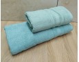 Набор турецких махровых полотенец Ada Turkey 50х90+70х140 Turkuaz