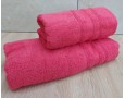 Набір турецьких махрових рушників Ada Turkey 50х90+70х140 Coral