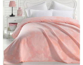 Покрывало жаккардовое Eponj Home Kristal Pudra 200х230