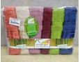 Набор турецких махровых бамбуковых полотенец 50х90 Cestepe 6 штук Bamboo Grek Dark