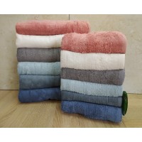 Набір турецьких махрових рушників Cestepe 50х90 6 штук + 70х140 6 штук Bamboo Sarev