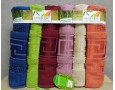 Набор турецких махровых бамбуковых полотенец 70х140 Cestepe 6 штук Bamboo Grek Dark