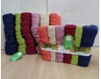 Набор турецких махровых полотенец Cestepe 50х90 6 штук + 70х140 6 штук Bamboo Grek Dark