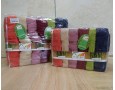 Набор турецких махровых полотенец Cestepe 50х90 6 штук + 70х140 6 штук Bamboo Grek Dark