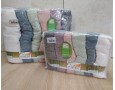 Набор турецких махровых полотенец Cestepe 50х90 6 штук + 70х140 6 штук Bamboo Floral