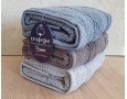 Набор турецких махровых полотенец Cestepe MicroCotton Premium 3 штуки 50x90 Nesha 600 г/м2