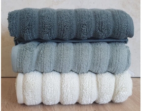 Набір турецьких махрових рушників Cestepe MicroCotton Premium 3 штуки 50x90 Ezgi 6 600 г/м2