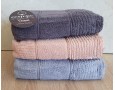 Набір турецьких махрових рушників Cestepe MicroCotton Premium 3 штуки 50x90 Nevara 600 г/м2
