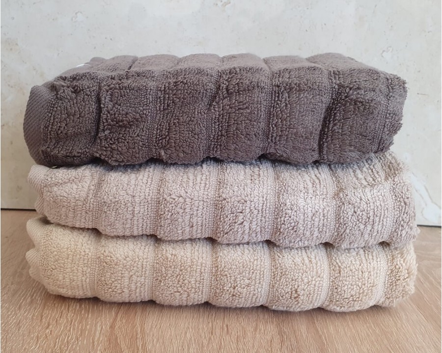 Набір турецьких махрових рушників Cestepe MicroCotton Premium 3 штуки 50x90 Ezgi 1 600 г/м2