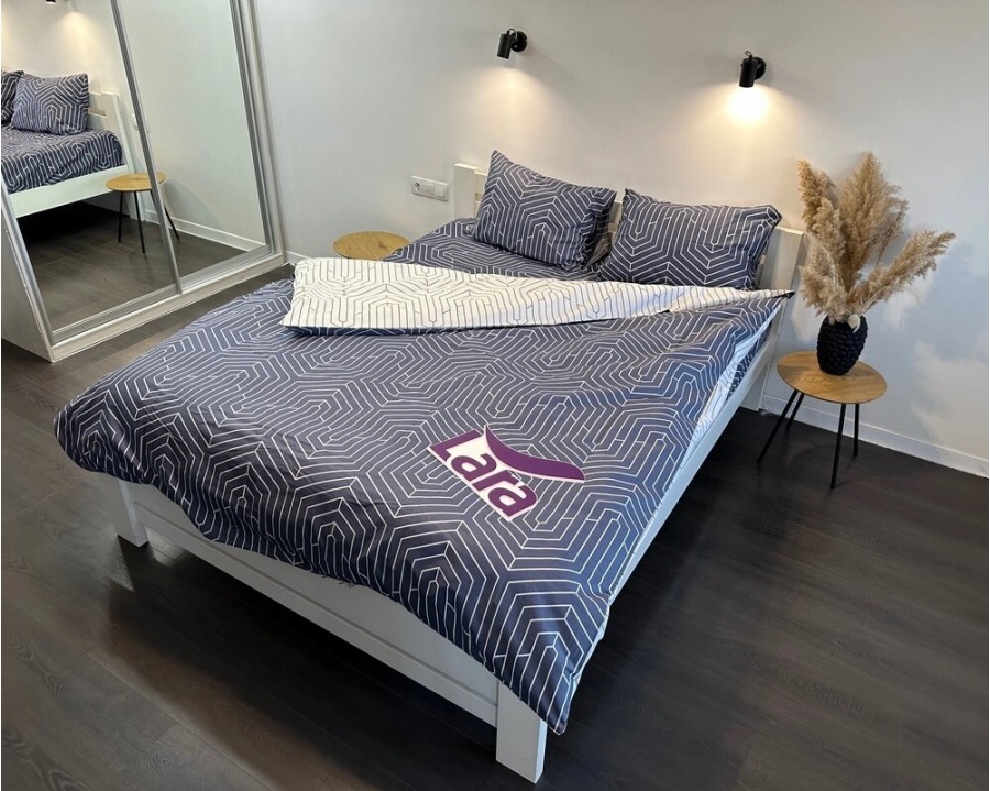 Постельное белье LARA бязь d11328e евро
