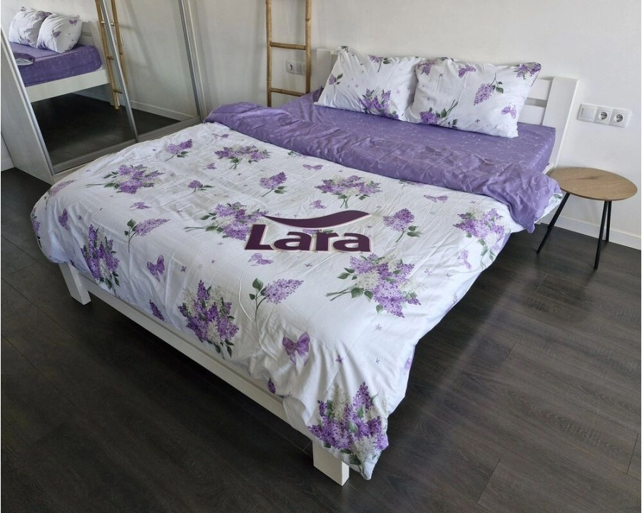 Постельное белье LARA сатин d13261p полуторное